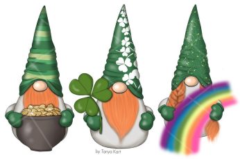St Patrick’s Day Gnomes Iphone Wallpaper