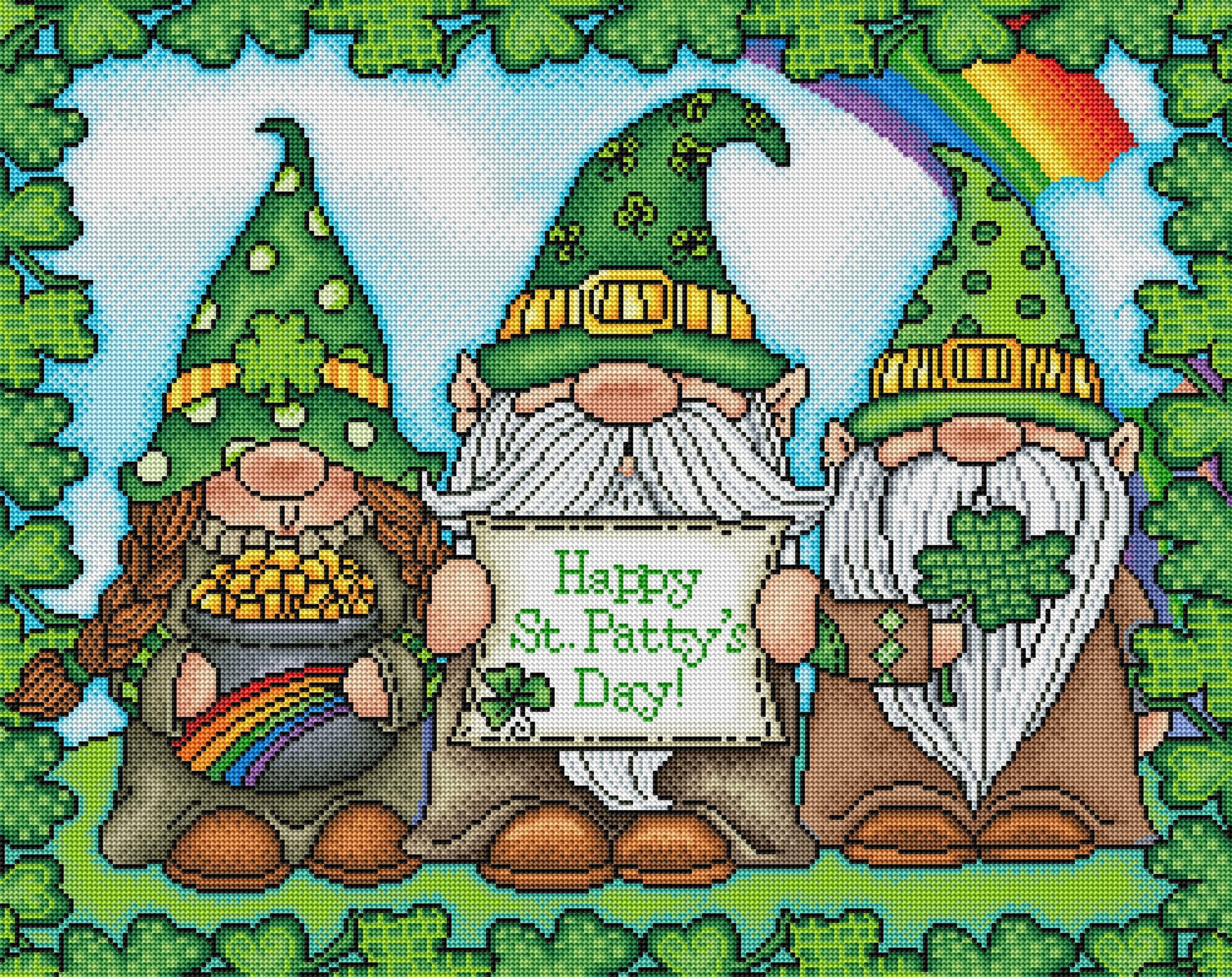 St Patrick’s Day Gnomes Wallpapers