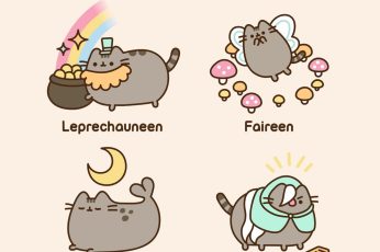 St Patrick’s Day Pusheen Wallpapers