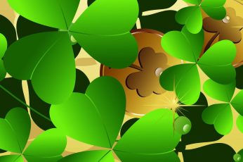 St Patrick’s Day Shamrocks Desktop Wallpapers