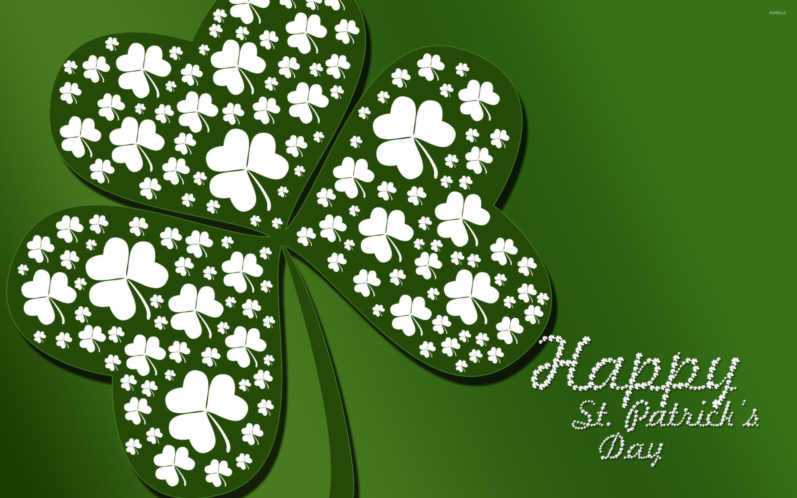 St Patrick's Day Shamrocks Download Wallpaper, St Patrick's Day Shamrocks, Anime