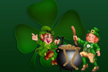 St. Patrick’s Day Cartoons Desktop Wallpaper