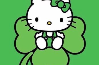 St. Patrick’s Day Hello Kitty 4k Wallpapers