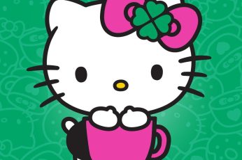 St. Patrick’s Day Hello Kitty Hd Wallpaper
