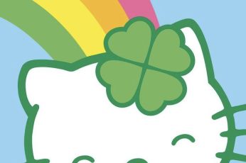 St. Patrick’s Day Hello Kitty Iphone Wallpaper