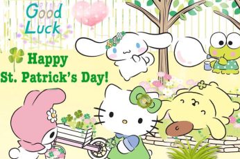 St. Patrick’s Day Hello Kitty New Wallpaper