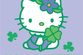 St. Patrick’s Day Hello Kitty Wallpaper 4k