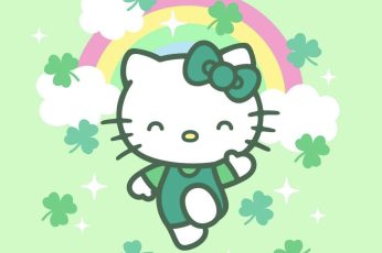 St. Patrick’s Day Hello Kitty Wallpaper Photo