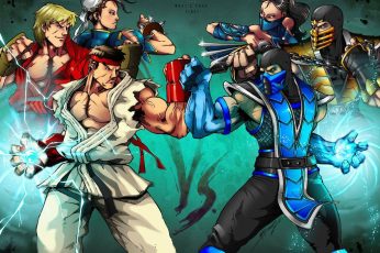 Mortal Street Fighter 4k Wallpaper