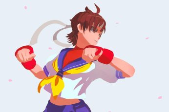 Sakura Street Fighter 4k Wallpaper