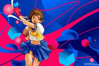 Sakura Street Fighter Desktop Wallpapers