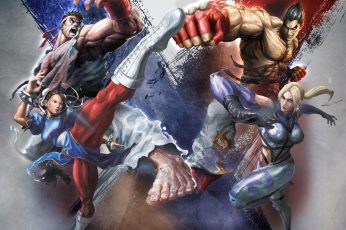 Street Fighter X Tekken iphone 13 wallpaper